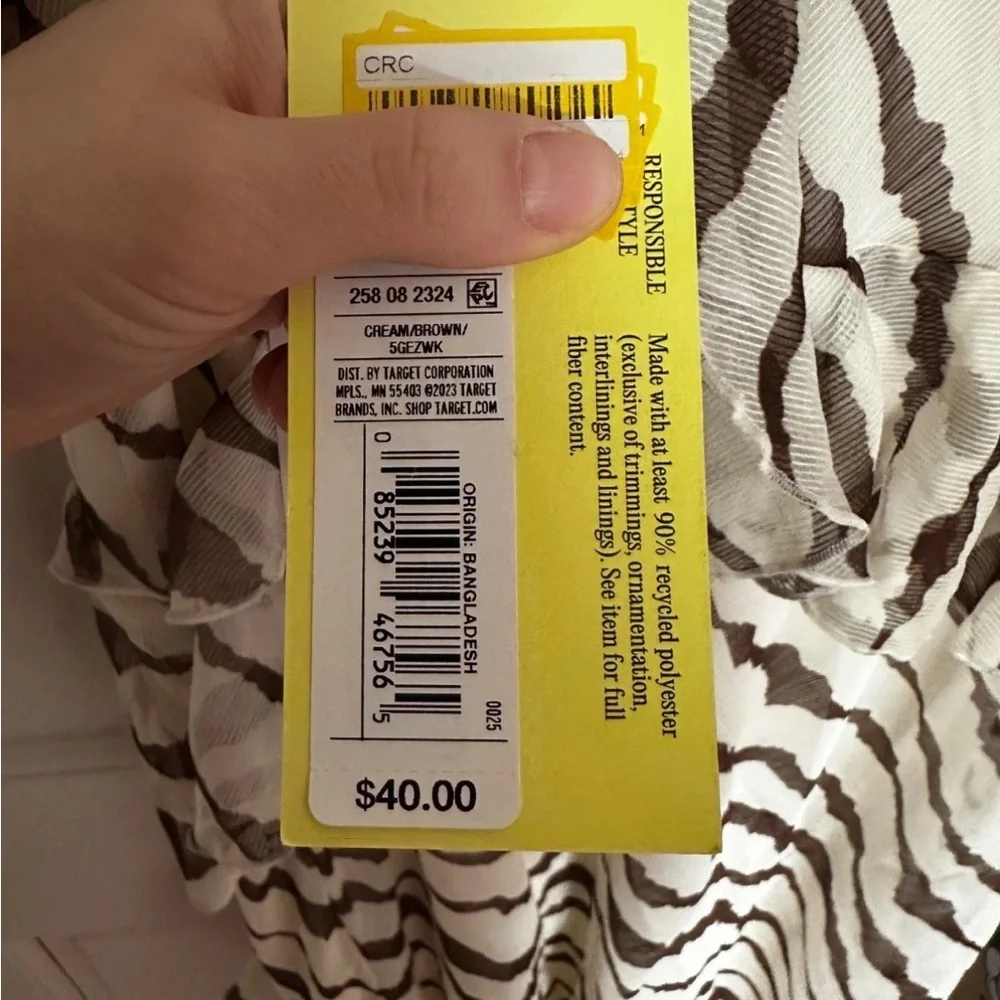 Future Collective Zebra Print One Shoulder Ruffle Maxi Dress L - Picture 2 of 10